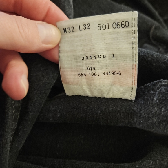 Vintage Levi's 501 button fly men's or women's size 32x32 - Picture 8 of 8